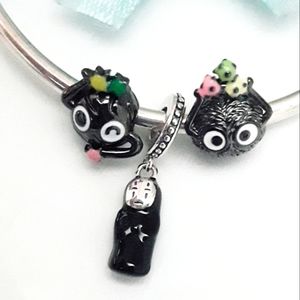 Soot Sprites & Spirited Away Charms S925 Sterling Silver Pandora Compatible